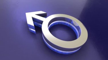 3 Boyutlu Erkek Cinsiyet Canlandırma Arkaplanı