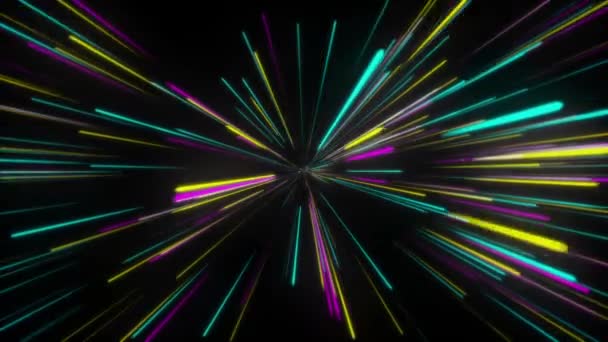 Animated Colorful Linii Fundal — Videoclip de stoc