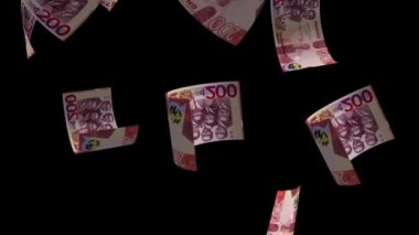 Düşen Gana Para Banknote Animasyon Arkaplanı