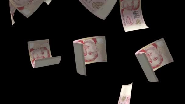 Singapur Dolarlık Canlandırma Arkaplanı — Stok video