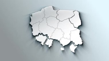 Polonya 'nın Modern Beyaz Haritası
