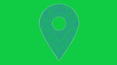 15 El Çizimi Canlandırılmış İnternet Simgeleri Yeşil Ekran Paketinde