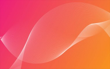 renkli dalgalı çizgi soyut arkaplan, vektör çizimi