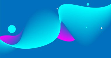 renkli dalgalı çizgi soyut arkaplan, vektör çizimi