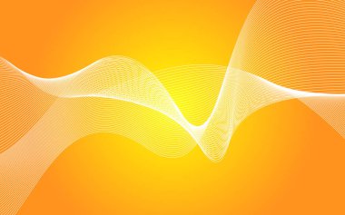 renkli dalgalı çizgi soyut arkaplan, vektör çizimi