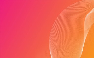 renkli dalgalı çizgi soyut arkaplan, vektör çizimi