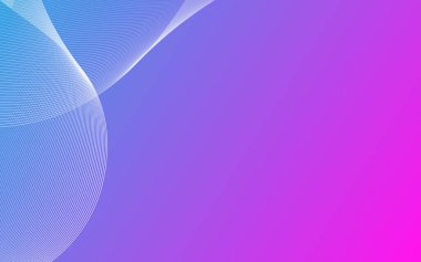 renkli dalgalı çizgi soyut arkaplan, vektör çizimi