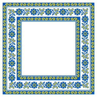 Ukrayna 'nın stil, kimlik, vyshyvanka, desenli giysiler, web siteleri, afişler için nakış