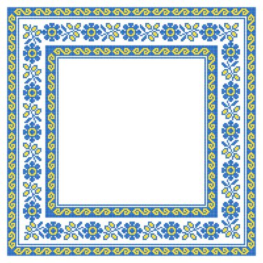 Ukrayna 'nın stil, kimlik, vyshyvanka, desenli giysiler, web siteleri, afişler için nakış