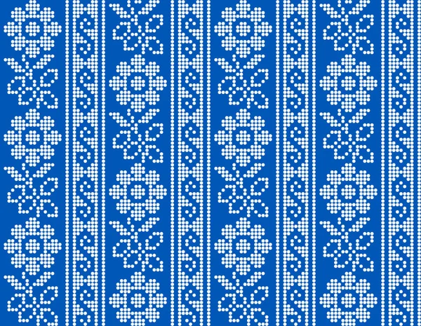 Vector Illustration Ukrainian Ornament Stylized Style Identity Vyshyvanka Embroidery Print — Stock Vector
