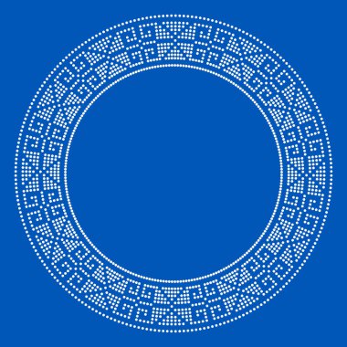 Etnik tarz, kimlik, vyshyvanka gibi Ukrayna süslemelerinin vektör illüstrasyonu, baskı giysileri, web siteleri, afişler için nakış. Geçmişi. Metin için çerçeve