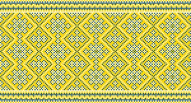 Etnik tarz, kimlik, vyshyvanka gibi Ukrayna süslemelerinin vektör illüstrasyonu, baskı giysileri, web siteleri, afişler için nakış. Arkaplan.