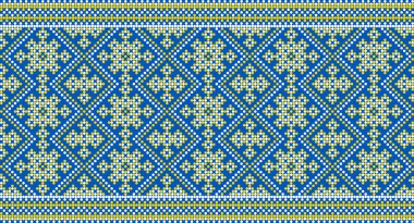 Etnik tarz, kimlik, vyshyvanka gibi Ukrayna süslemelerinin vektör illüstrasyonu, baskı giysileri, web siteleri, afişler için nakış. Arkaplan.