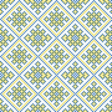 Etnik tarz, kimlik, vyshyvanka gibi Ukrayna süslemelerinin vektör illüstrasyonu, baskı giysileri, web siteleri, afişler için nakış. Arkaplan.