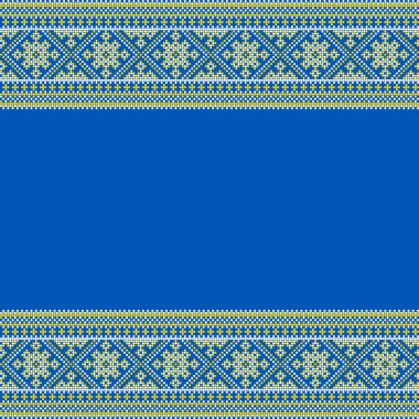 Etnik tarz, kimlik, vyshyvanka gibi Ukrayna süslemelerinin vektör illüstrasyonu, baskı giysileri, web siteleri, afişler için nakış. Arkaplan.