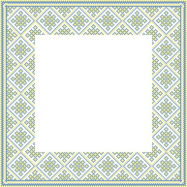 Etnik tarz, kimlik, vyshyvanka gibi Ukrayna süslemelerinin vektör illüstrasyonu, baskı giysileri, web siteleri, afişler için nakış. Arkaplan.