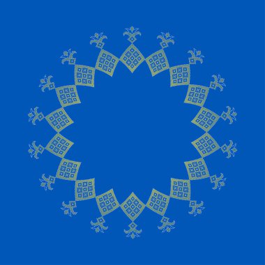 Etnik tarz, kimlik, vyshyvanka gibi Ukrayna süslemelerinin vektör illüstrasyonu, baskı giysileri, web siteleri, afişler için nakış. Geçmişi. Geometrik tasarım, sınır, kopyalama alanı, çerçeve