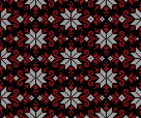 Etnik tarz, kimlik, vyshyvanka gibi kusursuz Ukrayna süsü desenleri, basılı kıyafetler, web siteleri, afişler, posterler için nakışlar. Vektör illüstrasyon arkaplanı