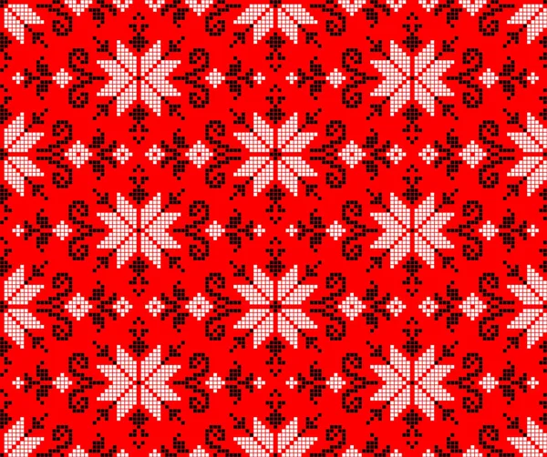 Etnik tarz, kimlik, vyshyvanka gibi kusursuz Ukrayna süsü desenleri, basılı kıyafetler, web siteleri, afişler, posterler için nakışlar. Vektör illüstrasyon arkaplanı