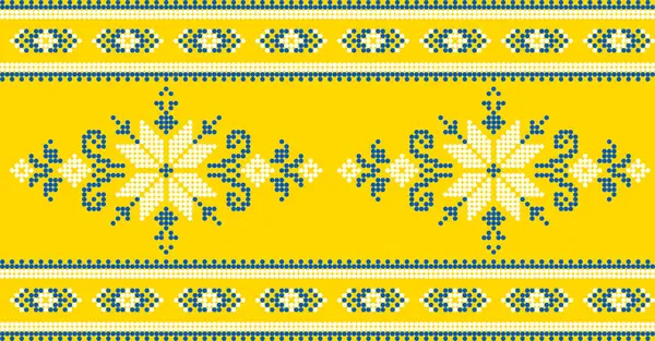 Etnik tarz, kimlik, vyshyvanka gibi Ukrayna süslemelerinin vektör illüstrasyonu, baskı giysileri, web siteleri, afişler için nakış. Geçmişi. Geometrik tasarım, sınır, kopyalama alanı, çerçeve