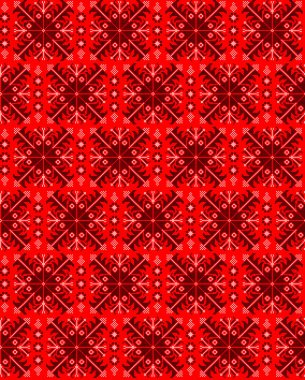 Etnik tarz, kimlik, vyshyvanka gibi kusursuz Ukrayna süsü desenleri, basılı kıyafetler, web siteleri, afişler, posterler için nakışlar. Vektör illüstrasyon arkaplanı