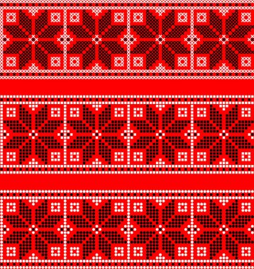 Etnik tarz, kimlik, vyshyvanka gibi Ukrayna süslemelerinin vektör illüstrasyonu, baskı giysileri, web siteleri, afişler için nakış. Arkaplan.