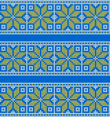 Etnik tarz, kimlik, vyshyvanka gibi Ukrayna süslemelerinin vektör illüstrasyonu, baskı giysileri, web siteleri, afişler için nakış. Arkaplan.