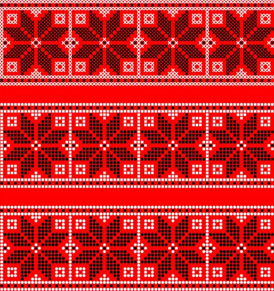 Etnik tarz, kimlik, vyshyvanka gibi Ukrayna süslemelerinin vektör illüstrasyonu, baskı giysileri, web siteleri, afişler için nakış. Arkaplan.