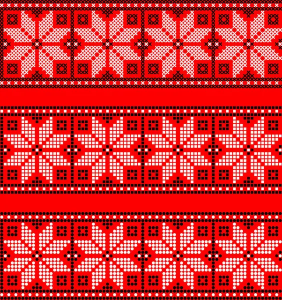 Etnik tarz, kimlik, vyshyvanka gibi Ukrayna süslemelerinin vektör illüstrasyonu, baskı giysileri, web siteleri, afişler için nakış. Arkaplan.