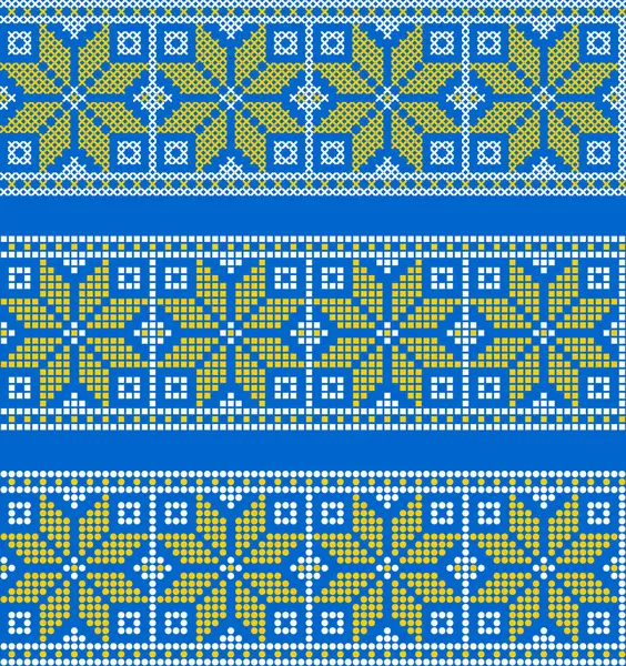 Etnik tarz, kimlik, vyshyvanka gibi Ukrayna süslemelerinin vektör illüstrasyonu, baskı giysileri, web siteleri, afişler için nakış. Arkaplan.