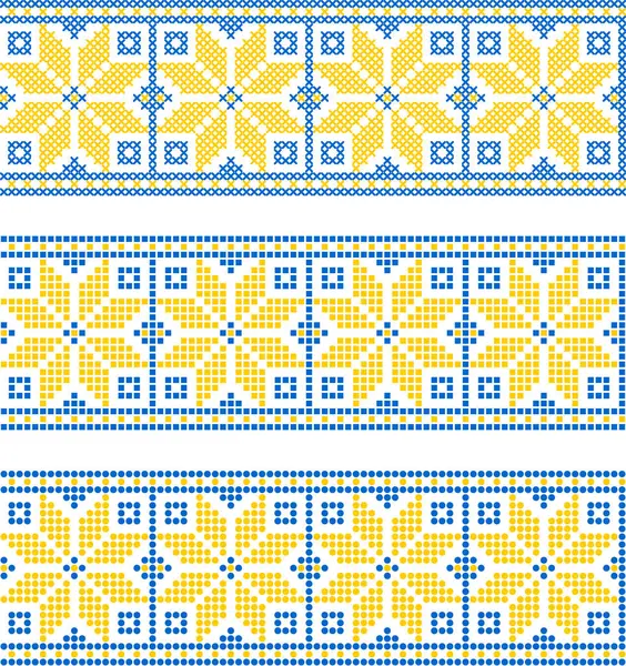 Etnik tarz, kimlik, vyshyvanka gibi Ukrayna süslemelerinin vektör illüstrasyonu, baskı giysileri, web siteleri, afişler için nakış. Arkaplan.