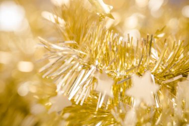 Işıklı ve bokehli Noel arkaplanı