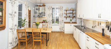 Bir İskandinav mutfağının içinde