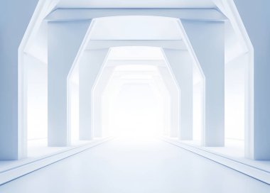 Güzel geniş ekran minimalistik beyaz boşluk 