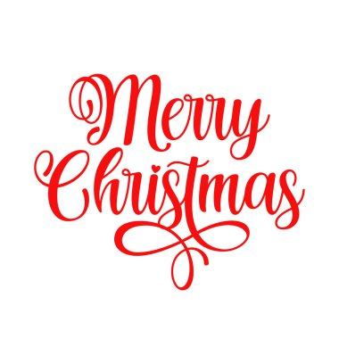 Kart için mutlu Noeller. El çizimi modern hat sanatı. Vektör illüstrasyonu 