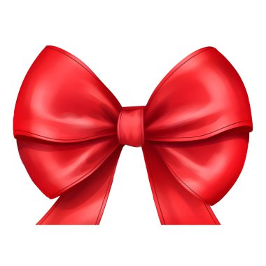 Beyaz arkaplanda izole edilmiş kurdeleli suluboya dekoratif yay.