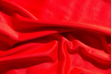 Naylon iplik kumaş desenli arka plan, ipek kumaş desen arka plan, durgun kırmızı polyester doku