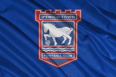 Pringsewu, lamba 11 Ocak 2025, İngiltere futbol ligi futbol kulüplerinden biri olan Ipswich Town 'a yakın çekim.