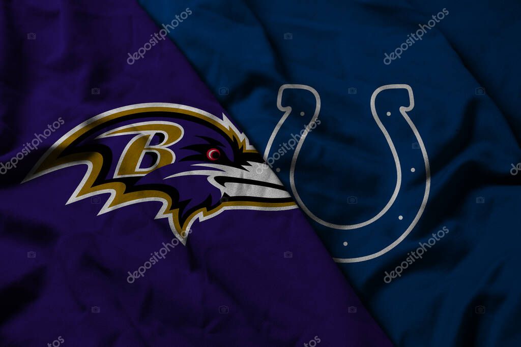 Pringsewu, Lampung; July 1, 2025; the logo of the NFL American Football Team Baltimore Ravens is combined with the Indianapolis Colts, United States