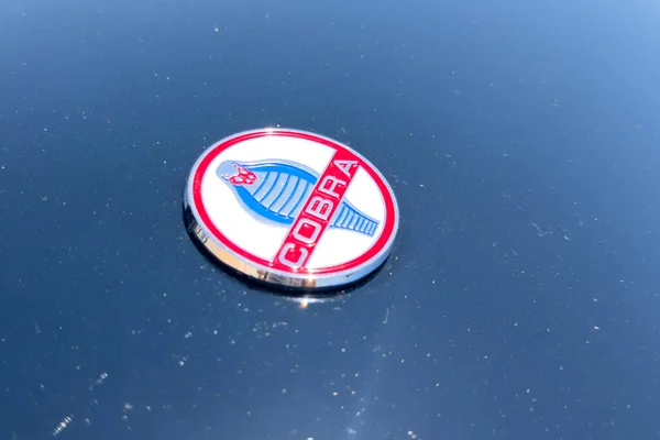 Little Elm Texas Haziran 2023 Ford Shelby Kobra Amblemi Araba — Stok fotoğraf