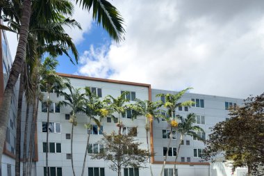 Miami, Florida - 25 Ağustos 2023: Marriott, Miami Uluslararası Havaalanı.