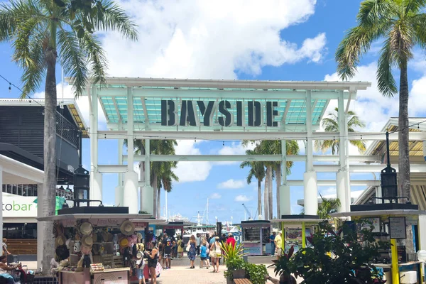Miami Floryda Sierpnia 2023 Bayside Marketplace Festiwalowy Targ Centrum Miami — Zdjęcie stockowe