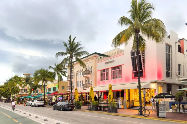 Miami Florida Sierpnia 2023 Deco Walk Hotel Voodoo Lounge Restaurant — Zdjęcie stockowe