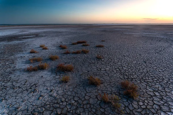 阿根廷巴塔哥尼亚La Pampa省Pampas泻湖破碎的干土 — 图库照片