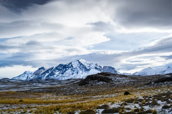 Paisaje Montaña Parque Nacional Torres Del Paine Patagonia Chile — Foto de Stock