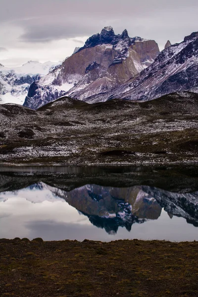 Bergwelt Nationalpark Torres Del Paine Patagonien Chile — Stockfoto