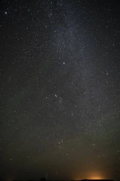 Έναστρος Ουρανός Αντανακλάται Στο Νερό Επαρχία Pampa Παταγονία Αργεντινή — Φωτογραφία Αρχείου