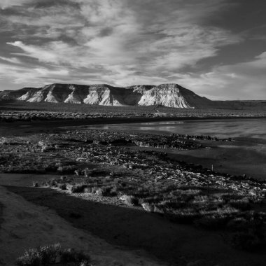 Cerro Avanzado koruma alanı, Dünya Mirası Alanı, Chubut Eyaleti, Patagonya, Arjantin.