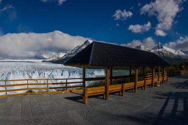 Perito Moreno Buzulu, Los Glaciares Ulusal Parkı, Santa Cruz Eyaleti, Patagonya Arjantin.