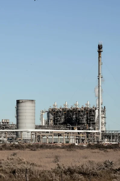Промышленные Объекты Нефтехимической Промышленности Аргентины Патагония Аргентина — стоковое фото